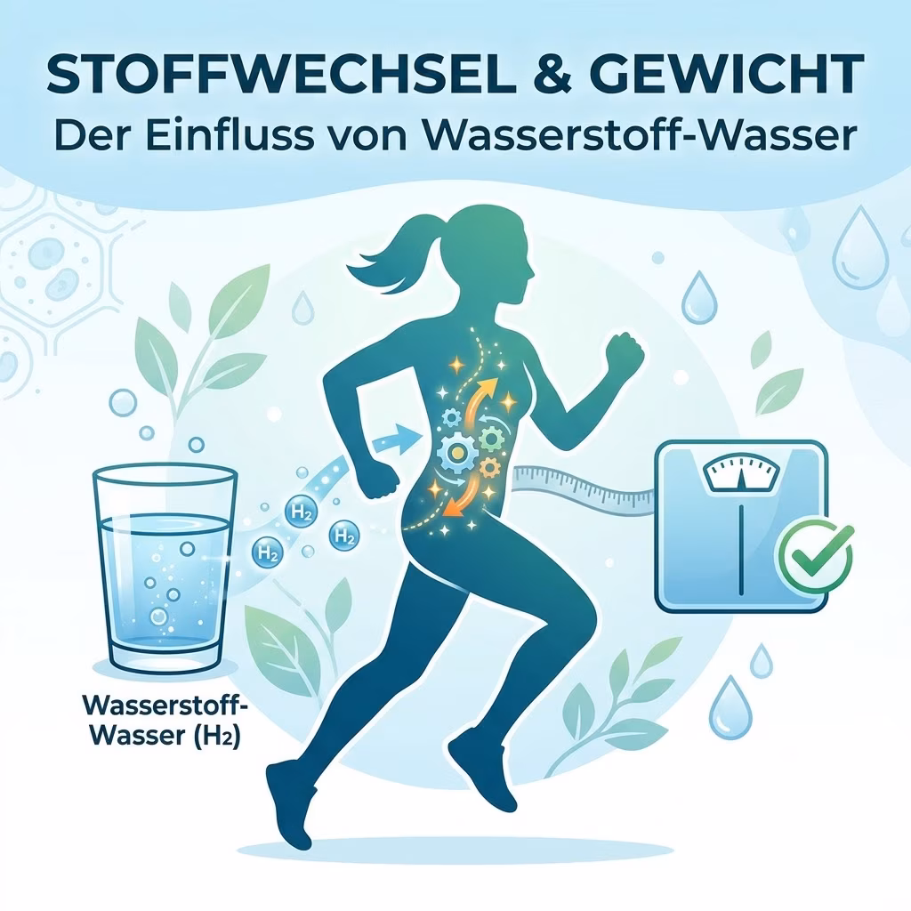 Wasserstoff-Wasser: Kann das Trend-Getränk den Stoffwechsel und das Abnehmen unterstützen?