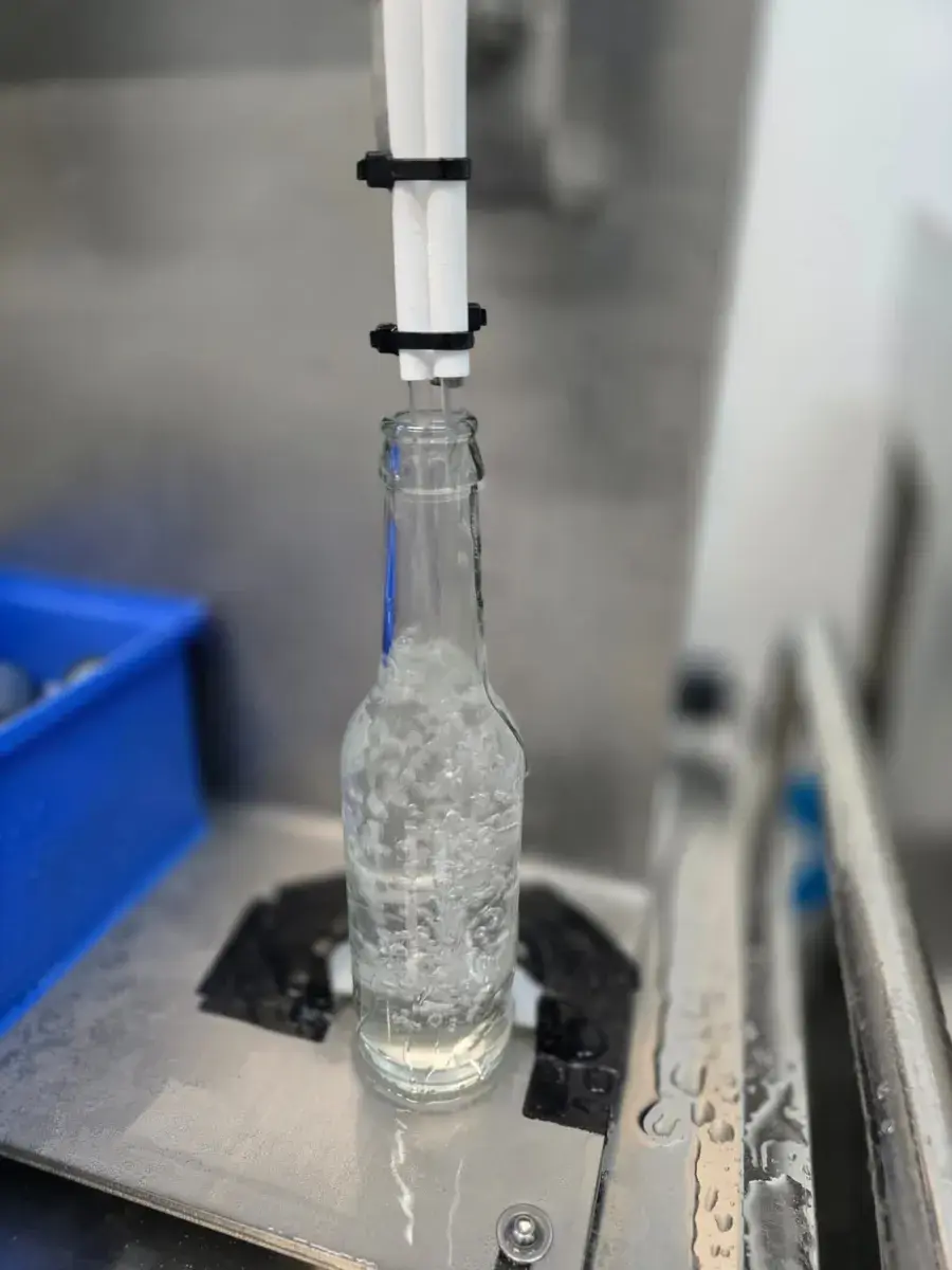 AWAKE bottle at the filling station