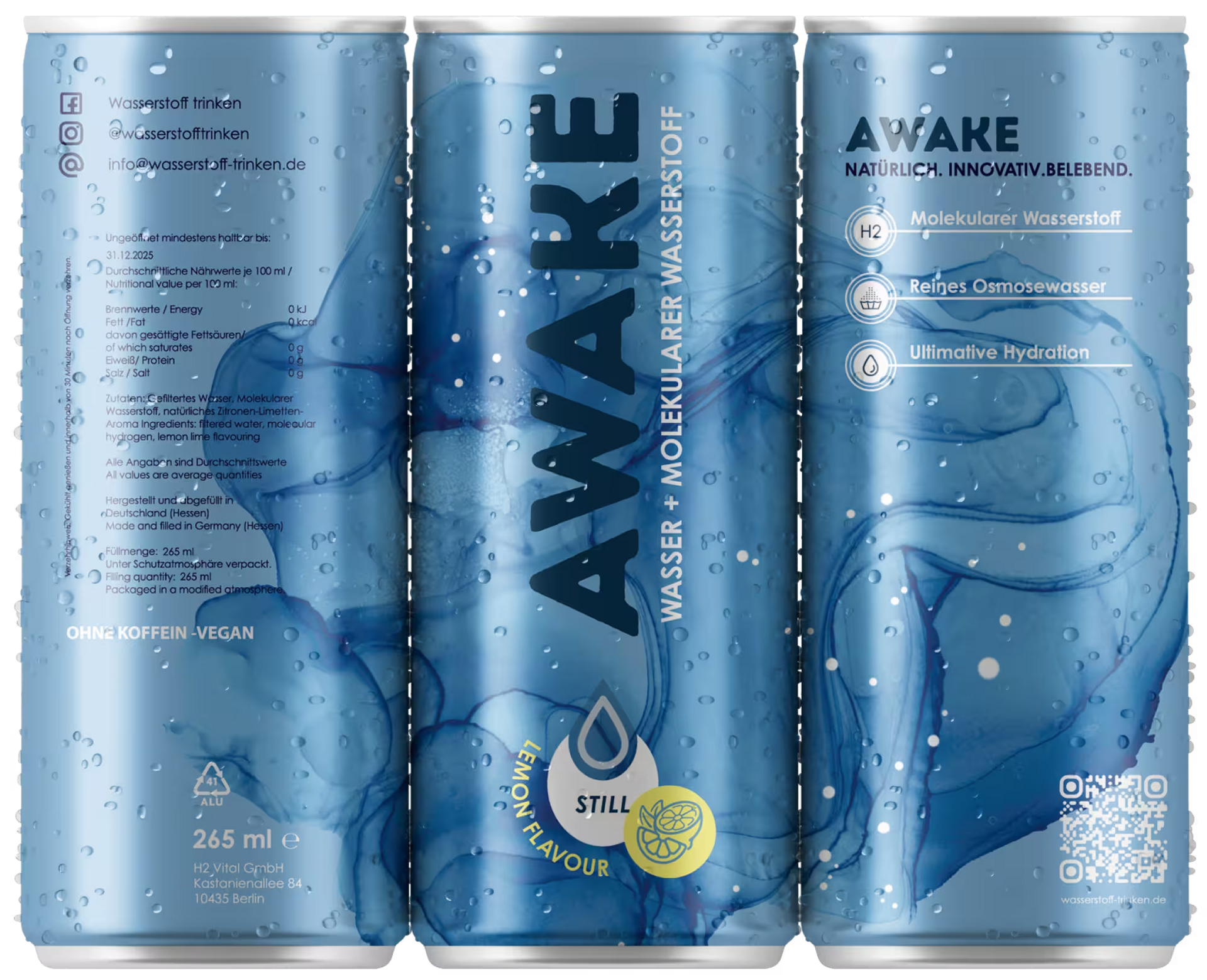 AWAKE Flaschen und Dosen