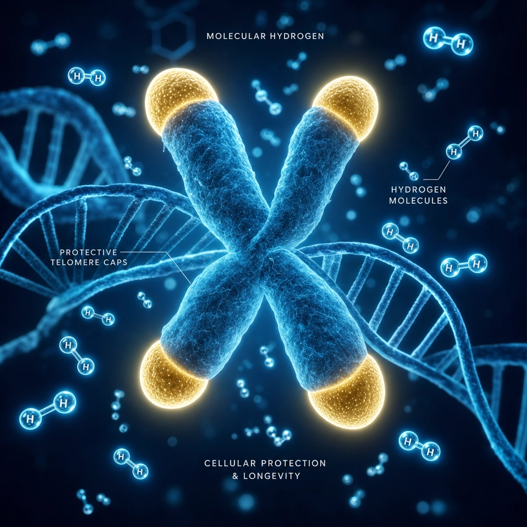 Telomere und DNA – molekularer Wasserstoff und Zellalterung